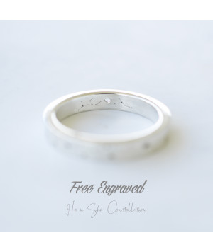 Chapter Eight-Darkness and Light Constellation Couple Ring